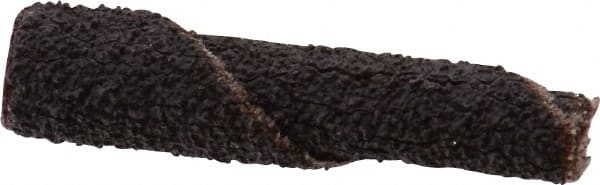 Merit Abrasives - 1/4" Max Roll Diam x 1-1/2" OAL, 50 Grit Aluminum Oxide Straight Cartridge Roll - 1/8" Pilot Hole Diam, Coarse Grade - Exact Tooling