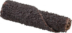 Merit Abrasives - 3/8" Max Roll Diam x 1-1/2" OAL, 36 Grit Aluminum Oxide Straight Cartridge Roll - 1/8" Pilot Hole Diam, Very Coarse Grade - Exact Tooling
