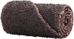 Merit Abrasives - 1/2" Max Roll Diam x 1" OAL, 50 Grit Aluminum Oxide Straight Cartridge Roll - 1/8" Pilot Hole Diam, Coarse Grade - Exact Tooling