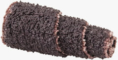Merit Abrasives - 1" Long x 3/8" Diam, Aluminum Oxide, Full Taper Cartridge Roll - 50 Grit, 1/8" Pilot Hole Diam, Coarse Grade - Exact Tooling