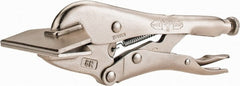 Irwin - 8" OAL Standard Jaw Sheet Metal Clamp Weld Locking Pliers - 3-1/8" Jaw Width, 1-3/4" Jaw Depth, 1-3/4" Jaw Opening - Exact Tooling