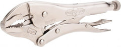 Irwin - 10" OAL Curved Jaw Locking Pliers - 1-7/8" Jaw Opening, Standard Handle - Exact Tooling