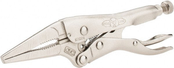 Irwin - 4" OAL Standard Jaw Locking Pliers - 1-5/8" Jaw Opening, Standard Handle - Exact Tooling