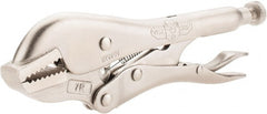 Irwin - 7" OAL Straight Jaw Locking Pliers - 1-1/8" Jaw Opening, Standard Handle - Exact Tooling