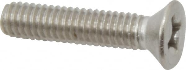 Value Collection - 5/16-18 UNC, 1-1/2" OAL Phillips Drive Machine Screw - Flat Head, Grade 316 Stainless Steel, Uncoated, Without Washer - Exact Tooling