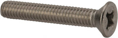 Value Collection - 5/16-18 UNC, 2" OAL Phillips Drive Machine Screw - Flat Head, Grade 316 Stainless Steel, Uncoated, Without Washer - Exact Tooling