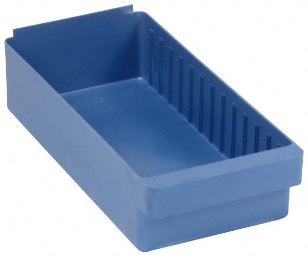 Quantum Storage - 28 Lb. Load Capacity, 17-5/8" Deep, Red High-Impact Polystyrene Drawer Bin - 4-5/8" High x 8-3/8" Wide x 17-5/8" Long - Exact Tooling