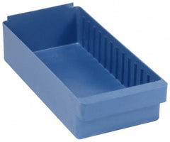 Quantum Storage - 28 Lb. Load Capacity, 17-5/8" Deep, Red High-Impact Polystyrene Drawer Bin - 4-5/8" High x 8-3/8" Wide x 17-5/8" Long - Exact Tooling