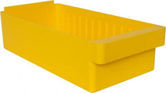Quantum Storage - 28 Lb. Load Capacity, 17-5/8" Deep, Yellow High-Impact Polystyrene Drawer Bin - 4-5/8" High x 8-3/8" Wide x 17-5/8" Long - Exact Tooling