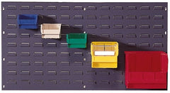 Quantum Storage - 320 Lb Capacity, 36" Wide x 19" High, Steel Pick Rack - 32 Yellow Polyethylene/Polypropylene Bins, 4-1/8" Bin Width x 3" Bin Height x 5-1/2" Bin Depth - Exact Tooling