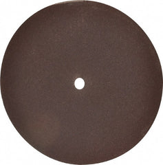 Everett - 8" Aluminum Oxide Cutoff Wheel - 3/32" Thick, 1/2" Arbor, Use with Gas Powered Saws - Exact Tooling