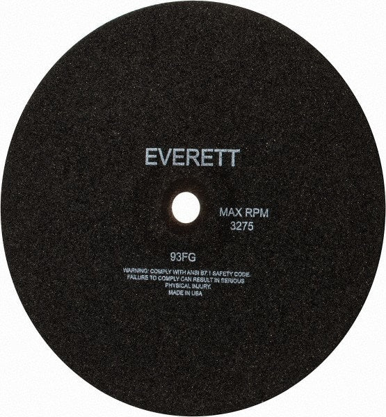Everett - 14" Cutoff Wheel - 1/8" Thick, 1" Arbor, Use with Gas Powered Saws - Exact Tooling