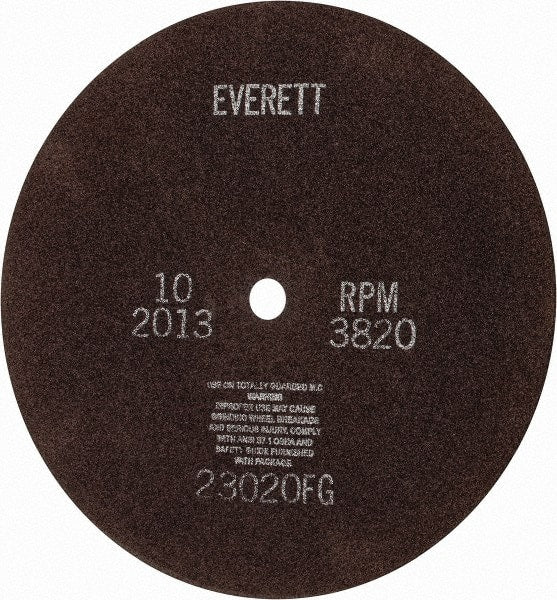 Everett - 16" Aluminum Oxide Cutoff Wheel - 5/32" Thick, 1" Arbor, Use with Gas Powered Saws - Exact Tooling