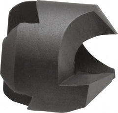 Made in USA - 1/2" Cutter Head Diam, 1/4" Pilot Hole Diam, High Speed Steel Reverse Countersink - Exact Tooling