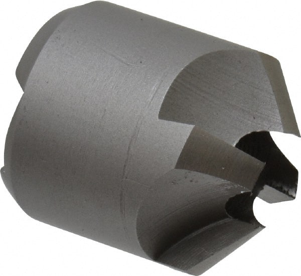 Made in USA - 4 Flutes, 3/4" Cutter Head Diam, 5/16" Pilot Hole Diam, High Speed Steel Reverse Countersink - Exact Tooling