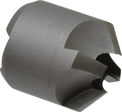 Made in USA - 4 Flutes, 3/4" Cutter Head Diam, 5/16" Pilot Hole Diam, High Speed Steel Reverse Countersink - Exact Tooling