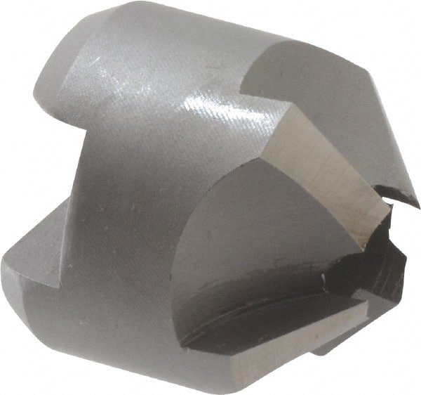 Made in USA - 4 Flutes, 7/8" Cutter Head Diam, 5/16" Pilot Hole Diam, High Speed Steel Reverse Countersink - Exact Tooling