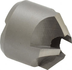Made in USA - 4 Flutes, 7/8" Cutter Head Diam, 3/8" Pilot Hole Diam, High Speed Steel Reverse Countersink - Exact Tooling
