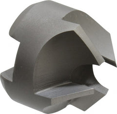 Made in USA - 4 Flutes, 1" Cutter Head Diam, 3/8" Pilot Hole Diam, High Speed Steel Reverse Countersink - Exact Tooling