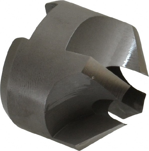 Made in USA - 4 Flutes, 1-1/4" Cutter Head Diam, 1/2" Pilot Hole Diam, High Speed Steel Reverse Countersink - Exact Tooling
