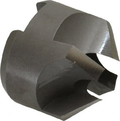 Made in USA - 4 Flutes, 1-1/4" Cutter Head Diam, 1/2" Pilot Hole Diam, High Speed Steel Reverse Countersink - Exact Tooling