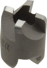 Made in USA - 4 Flutes, 3/8" Diam, 3/16" Pilot Hole Diam, High Speed Steel Reverse Counterbore - Exact Tooling