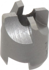 Made in USA - 4 Flutes, 7/16" Diam, 3/16" Pilot Hole Diam, High Speed Steel Reverse Counterbore - Exact Tooling