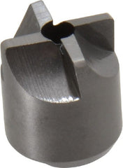 Made in USA - 4 Flutes, 9/16" Diam, 5/32" Pilot Hole Diam, High Speed Steel Reverse Counterbore - Exact Tooling