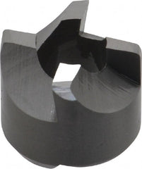 Made in USA - 4 Flutes, 3/4" Diam, 3/8" Pilot Hole Diam, High Speed Steel Reverse Counterbore - Exact Tooling
