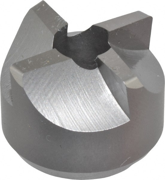 Made in USA - 4 Flutes, 7/8" Diam, 5/16" Pilot Hole Diam, High Speed Steel Reverse Counterbore - Exact Tooling