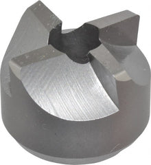 Made in USA - 4 Flutes, 7/8" Diam, 5/16" Pilot Hole Diam, High Speed Steel Reverse Counterbore - Exact Tooling