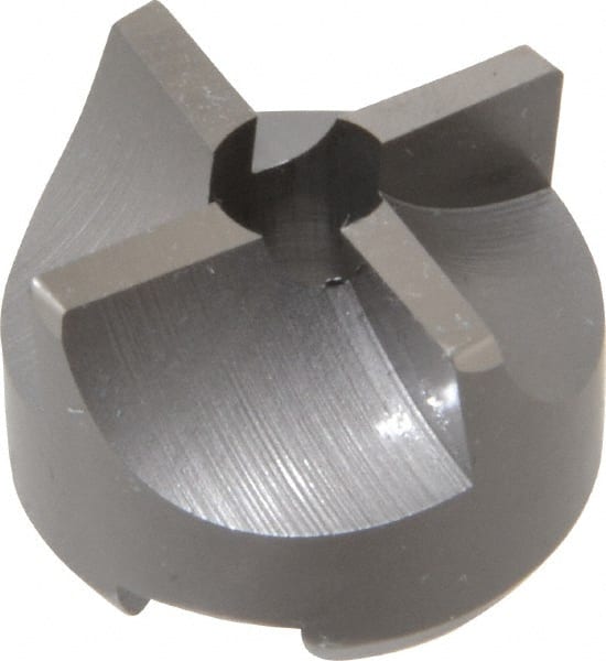 Made in USA - 4 Flutes, 1-1/4" Diam, 3/8" Pilot Hole Diam, High Speed Steel Reverse Counterbore - Exact Tooling