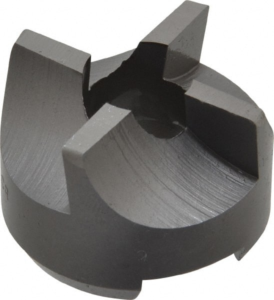 Made in USA - 4 Flutes, 1-1/4" Diam, 1/2" Pilot Hole Diam, High Speed Steel Reverse Counterbore - Exact Tooling