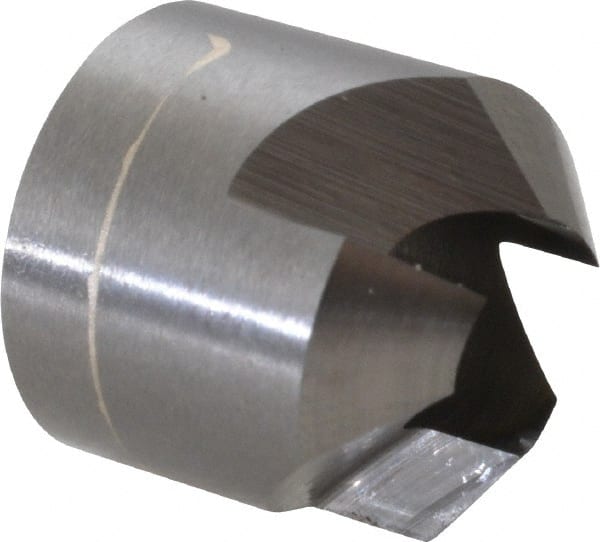 Made in USA - 1/2" Cutter Head Diam, 1/4" Pilot Hole Diam, Solid Carbide Reverse Countersink - Exact Tooling