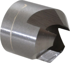 Made in USA - 1/2" Cutter Head Diam, 1/4" Pilot Hole Diam, Solid Carbide Reverse Countersink - Exact Tooling