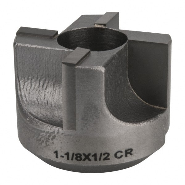 Made in USA - 4 Flutes, 1-1/8" Diam, 1/2" Pilot Hole Diam, Carbide-Tipped Reverse Counterbore - Exact Tooling