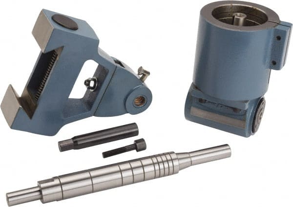 Vectrax - Right Angle Milling Head - Includes 1 Inch Arbor, Arbor Support for R8 Spindle, Horizontal Milling Attachment Including Right Angle Head and R8 in - R8 out - Exact Tooling