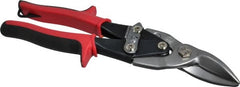 Value Collection - 1-3/8" Length of Cut, Left Pattern Aviation Snip - 10" OAL - Exact Tooling