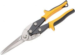 Value Collection - 3" Length of Cut, Straight Pattern Tinner's Snip - 10" OAL - Exact Tooling