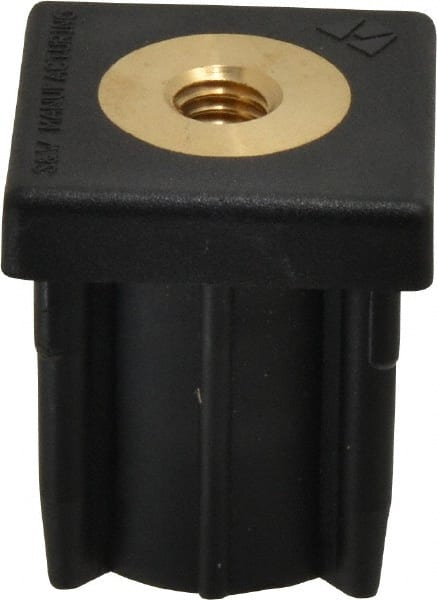 Gibraltar - 1-1/2" Tube, 3/8-16 Thread, 1,000 Lb Capacity, Square Tube End - 0.12" Tube Wall, 1-1/2" Square - Exact Tooling