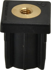 Gibraltar - 1-1/2" Tube, 3/8-16 Thread, 1,000 Lb Capacity, Square Tube End - 0.12" Tube Wall, 1-1/2" Square - Exact Tooling