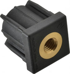 Gibraltar - 1-1/2" Tube, 1/2-13 Thread, 1,000 Lb Capacity, Square Tube End - 0.12" Tube Wall, 1-1/2" Square - Exact Tooling