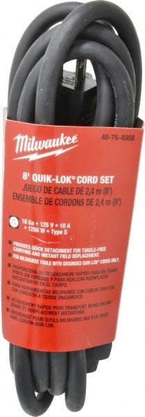 Milwaukee Tool - Power Drill Quik-Lok Cord Set - For All Magnum Drills - Exact Tooling