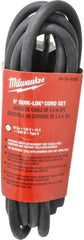 Milwaukee Tool - Power Drill Quik-Lok Cord Set - For All Magnum Drills - Exact Tooling