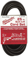 Milwaukee Tool - Power Drill Quik-Lok Cord Set - For All Magnum Drills - Exact Tooling