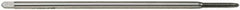 OSG - #6-32 UNC 2 Flute H3 Bright Finish High Speed Steel Spiral Point Extension Tap - Plug Chamfer, 6" OAL, 11/16" Thread Length, 2B Class of Fit - Exact Tooling