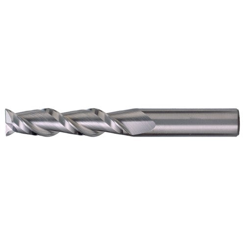 ‎3/8″ × 3/8″ × 2-1/2″ × 6″ RHS / RHC Solid Carbide 2-Flute Square End High-Performance End Mill for Aluminum - Bright - Exact Tooling
