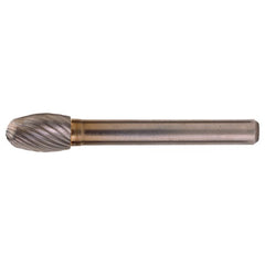 SE-41 Standard Cut Solid Carbide Bur-Egg Shape - Exact Tooling