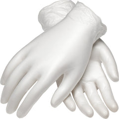 ‎100-2824/S CE Single Use Gloves - Co-Polymer Vinyl - Class 10 - 9 1/2 In Length - 5 mil - Powder Free - Exact Tooling