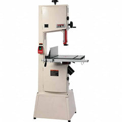 Jet - Vertical Bandsaws Drive Type: Step Pulley Throat Capacity (Inch): 13-1/2 - Exact Tooling